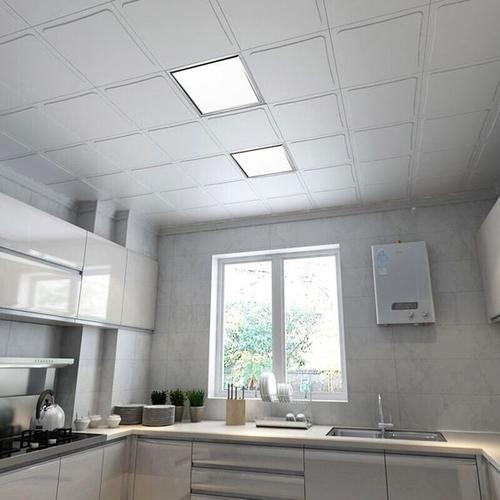 厨房灯 600led 300 平板灯卫生间铝扣板吸顶灯嵌入式 led 集成吊顶灯