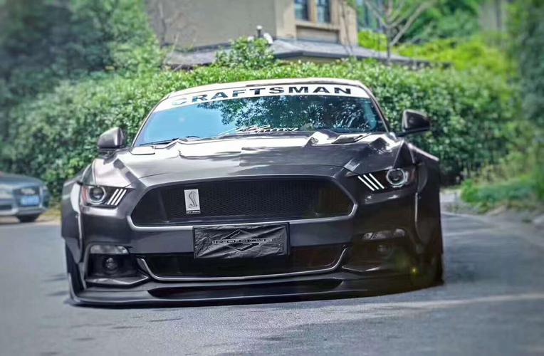 野马改装宽体福特robot大小包围轮眉前唇唇侧汽车包围