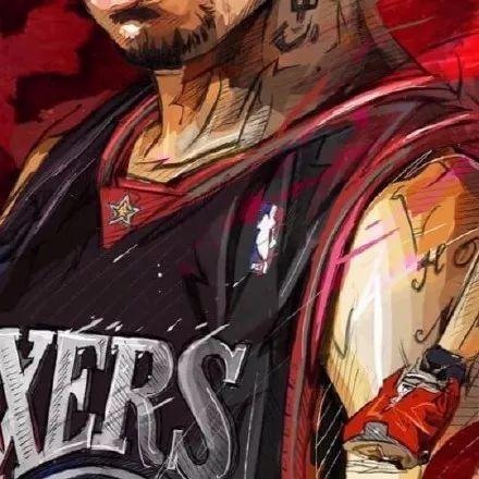 艾弗森的几幅帅气画作,你能把他拼成美丽的一副大作嘛