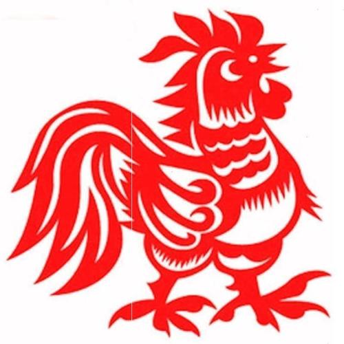 热销狗年窗花贴_狗年过年装饰橱窗贴多款大公鸡无纺布剪纸窗花吉祥