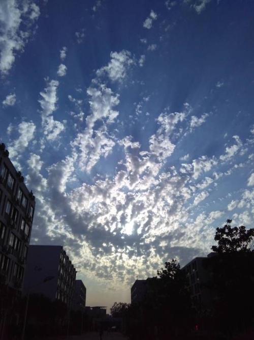 盐城的天空,随手拍的