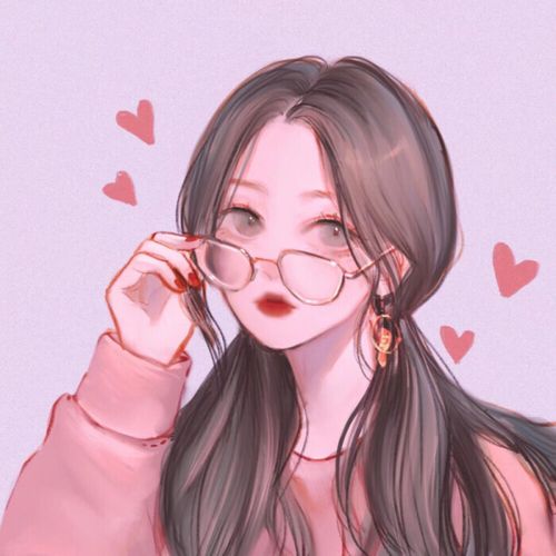 女生头像/手绘头像/可爱头像ins 姐妹团,闺蜜头像