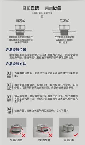 新能源汽车电池防爆阀 ipx8级防水减压稳压阀 双通道快速排气泄压