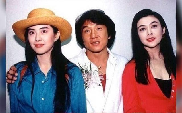 8090年代时无手机滤镜香港明星们时尚穿搭合照男女对比反差大