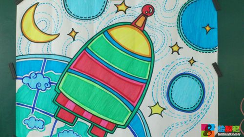 科幻画宇宙飞船图片大全