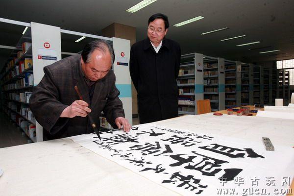 安徽省著名书法家张建中,书法作品大中堂