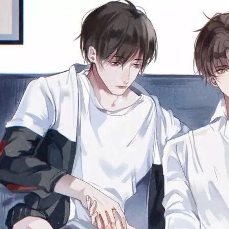 帅气基友情侣头像 温柔坚定说不 心甘情愿说好