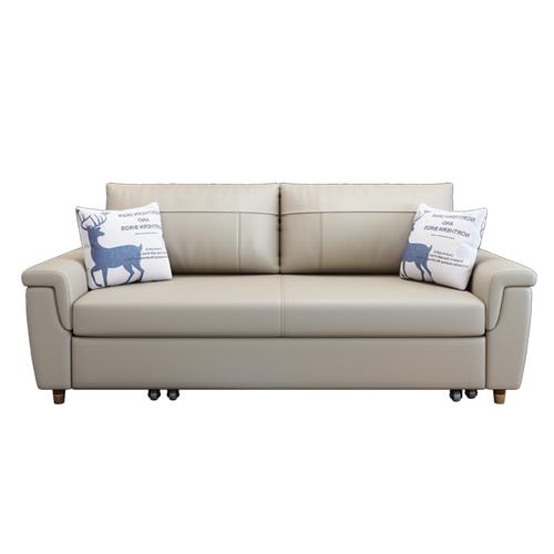 新款北欧沙发床两用小户型曼莎佳人客厅多功能可折叠三人位轻奢伸缩梳