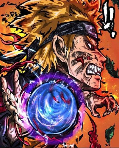 狂野画风的《火影忍者》,宇智波佐助已黑化,漩涡鸣人战损帅气