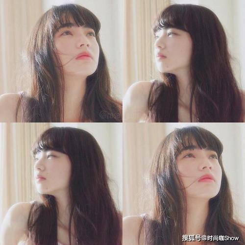 小松菜奈的刘海就是标准的漫画刘海,再配上她厌世眼神,简直撩人于无形