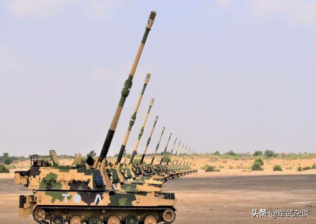 中国236门卡车炮开始交付巴铁系国内pcl181外贸版可压制印军