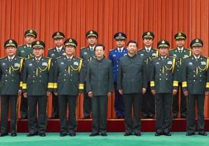 中央军委举行晋升上将军衔警衔仪式