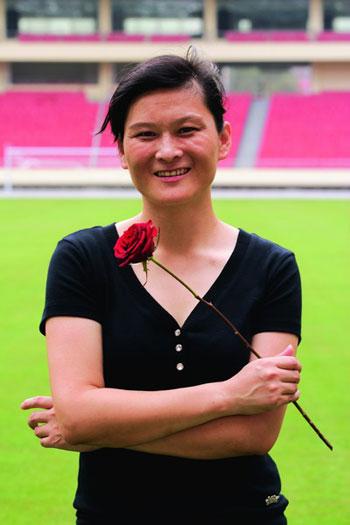 图文女足99世界杯中国女足成员19号高宏霞