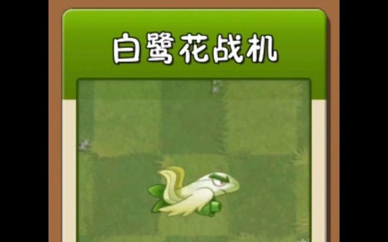 第3集手游植物大战僵尸2植物介绍白鹭花战机眩晕灼烧花中的战斗机