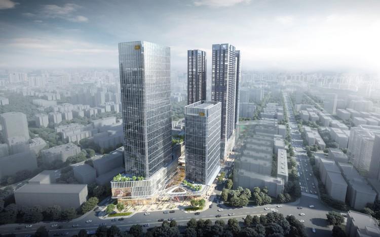 10 design "深圳华润笋岗中心"建设中,商业步行街和商场融合