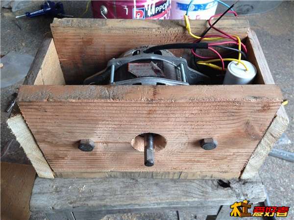 洗衣机电机改装磨珠子神器