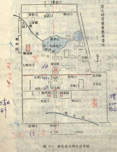 谁能提供一张唐朝皇宫的地图?