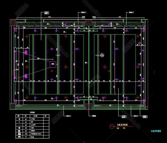 西安股份制教育机构现代办公室装修施工图办公室cad设计图纸下载