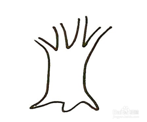 一棵树的简笔画