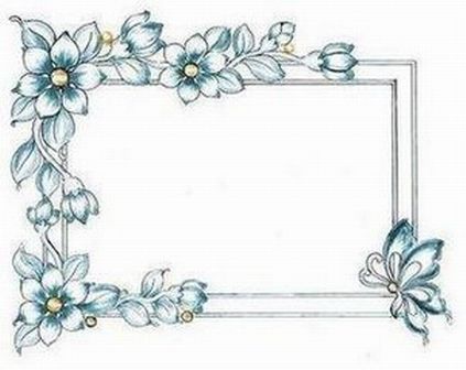 英语手抄报花边图片