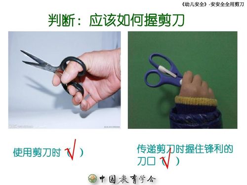 兴安华城幼儿园小一班安全教育《安全使用剪刀》