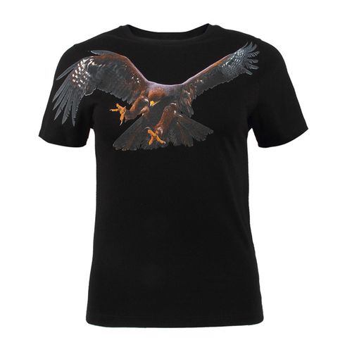 neil barrett/尼奥·贝奈特 女士老鹰图案印花短袖t恤 njt34db557s01