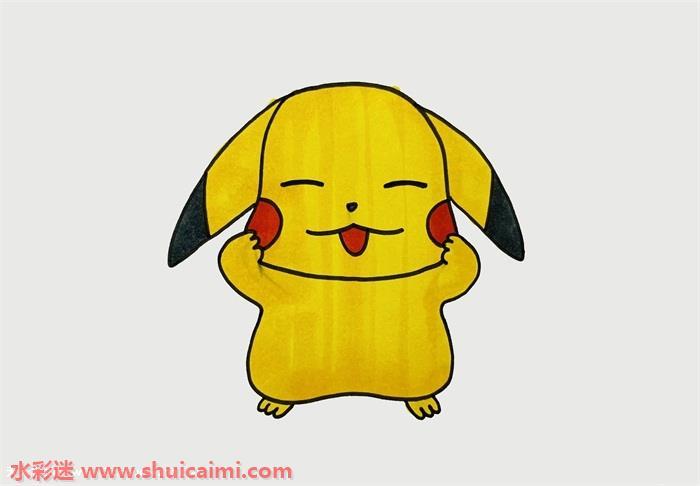 精灵宝可梦简笔画大全可爱简单