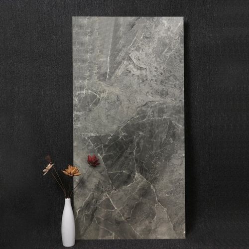 60乘120灰色地砖效果图,地砖效果图灰色 地板砖750x1500连纹通体大理石瓷砖客厅地砖j背景墙砖灰色60*120