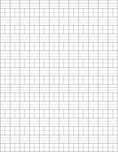 a4空白拼音田字格