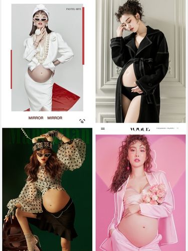 93女王风格孕妇照大pk,你更喜欢哪一种?