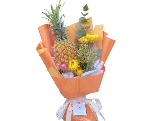 网红抖音同款优质花束嘿黑凤梨喜欢无锡鲜花鲜花速递同城
