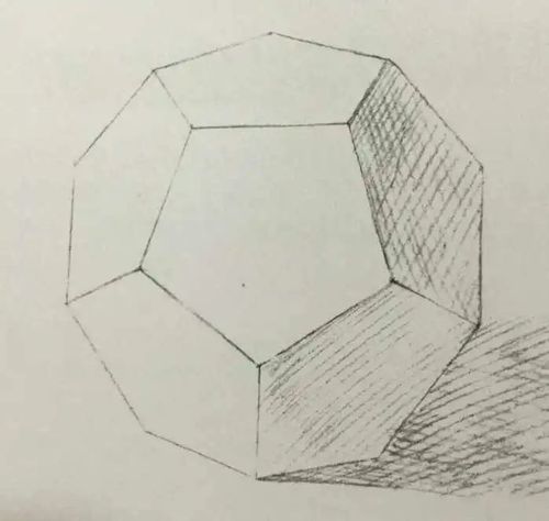 素描实用教程十二面体练习