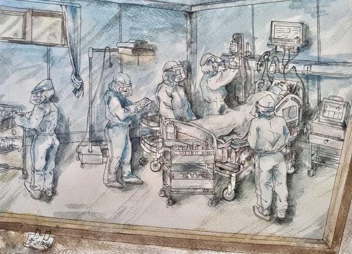 非常疫情·绘画行动丨仙居师生艺术战"疫"作品