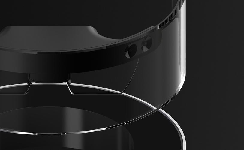 隔着屏幕都透着一股黑科技的气息 hololens
