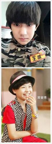 最近老是听同学们在讨论黄誉博和王源,他们谁可爱呀?谁帅呀?