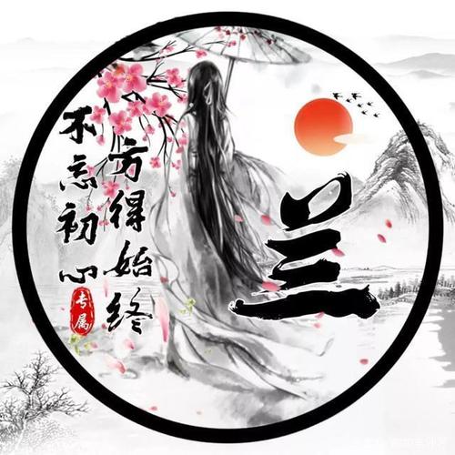 以你的名字做微信头像:唯美青花瓷古风头像,赶快领走吧!