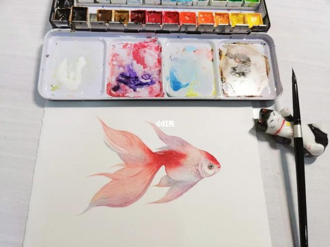鱼～_水彩画_手绘_水彩_兴趣爱好_绘画