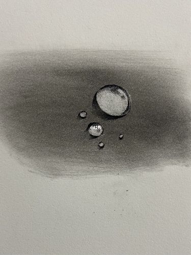 零基础素描水珠画法教学_素描_出水_铅笔_画画_高光_绘画_零基础学