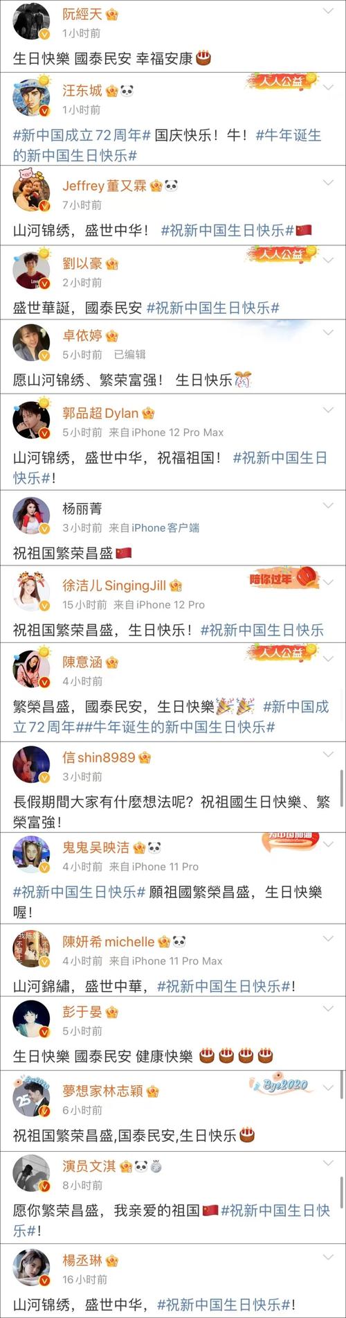 哈众多台湾艺人祝福祖国给绿媒酸的啊