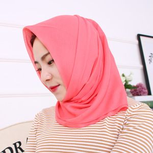 热卖款单色巴厘纱大方巾 穆斯林头巾方便盖头巾简便头巾 速卖通