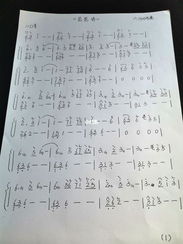 古筝曲谱分享|琵琶语_古筝_琵琶_手写_学习_娱乐_音乐