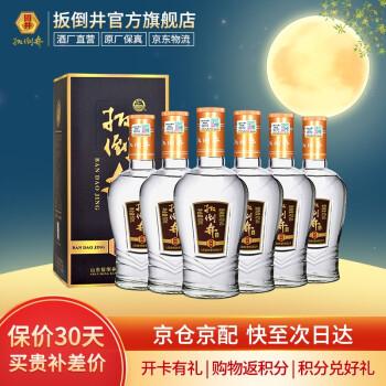 扳倒井白酒42度纯酿500ml6瓶白酒整箱特价口感浓香型配手提袋
