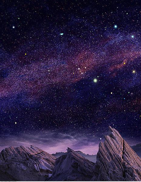 奇幻景观,星空