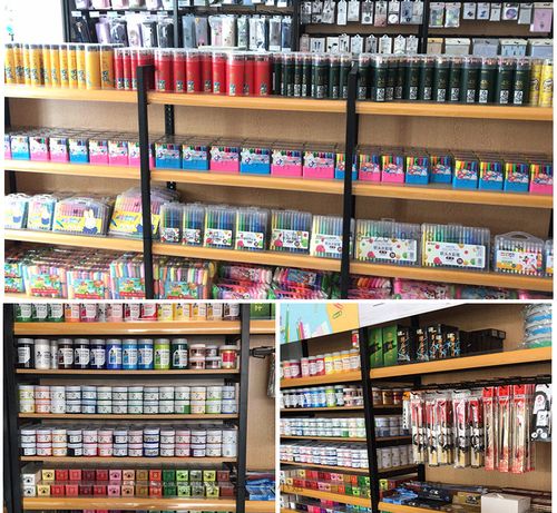 文具店货架展示架晨光文具店办公用品文体店钢木货架商超货架厂家