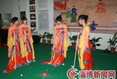 中国古代高尔夫球——淄博窑"捶丸"现代复现