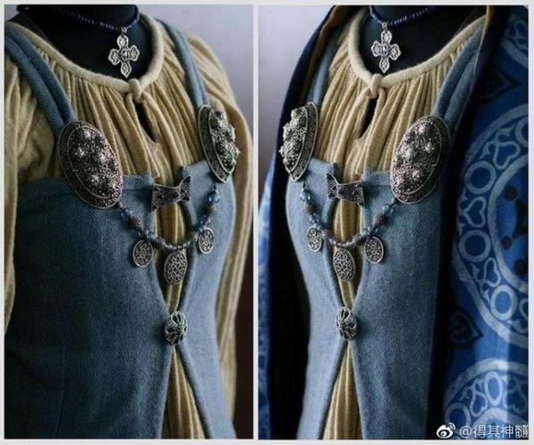 北欧和凯尔特民族传统服饰俄罗斯服装设计.