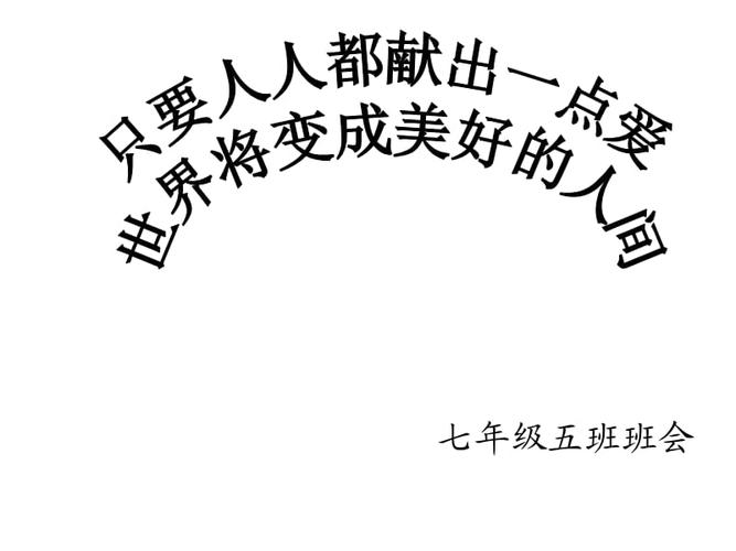 爱心捐款主题班会.ppt