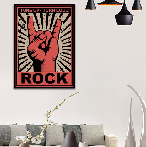 rock摇滚【品牌】:雨萌高级服饰商品描述装饰画分类现代装饰画图案