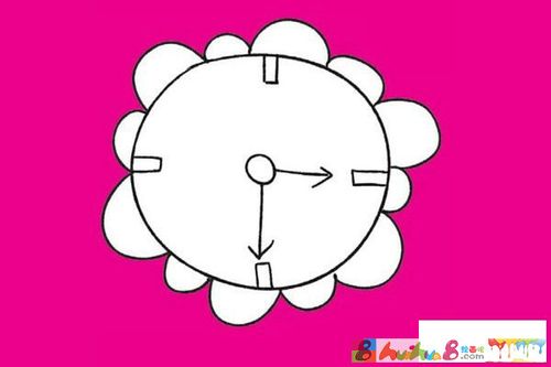 钟表简笔画画法步骤教程及图片大全