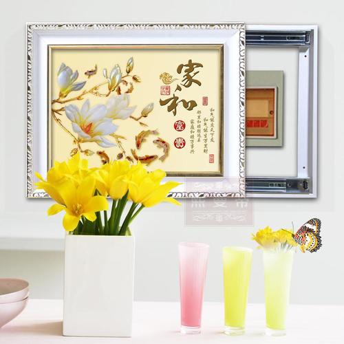 熙曼蒂 推拉电表箱 配电箱装饰画 电表箱推拉装饰画 电表箱装饰画 有